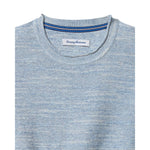 Tommy Bahama Men's Salerno Point Crew Sweater - Denimblau Heather - FINAL SALE