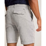 Tommy Bahama Men's 9-Inch Beach Coast Linen Shorts - Bala Shark
