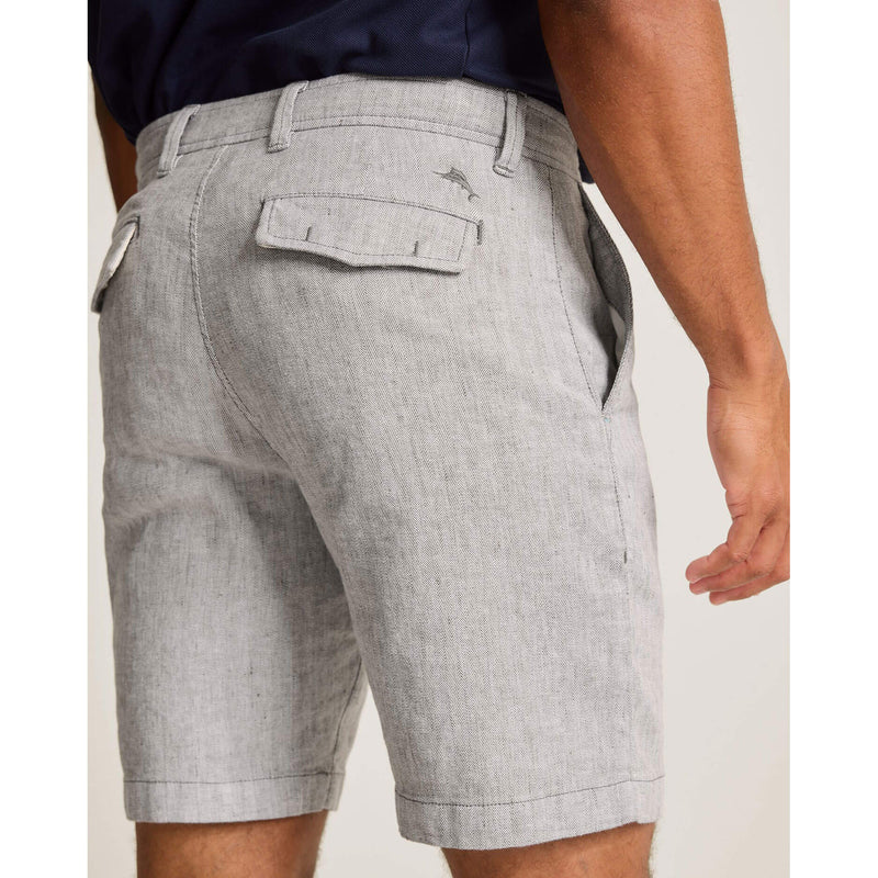 Tommy Bahama Men's 9-Inch Beach Coast Linen Shorts - Bala Shark