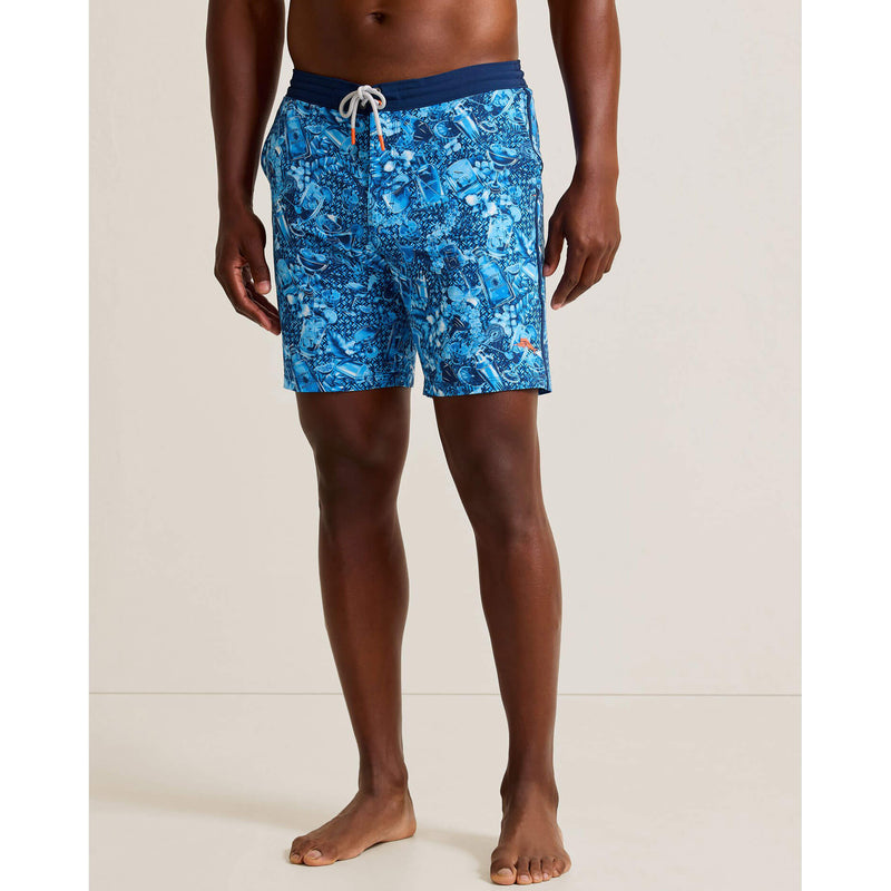 Tommy Bahama Men's 8-Inch Baja Island Mixer Swim Trunks - Cobalt Haze