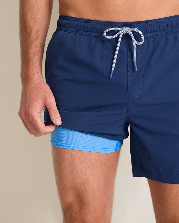Tommy Bahama Men's 6-Inch Naples Valley Swim Trunks - Island Navy*