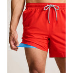 Tommy Bahama Men's 6-Inch Naples Valley Swim Trunks - Red Tulip*