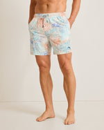 Tommy Bahama Men's 6-Inch Naples La Blanca Isles Swim Trunks - Aqua Splash
