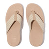 FitFlop Surfa Multi-Tone Webbing Toe-Post Sandals - Classic Beige