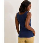 Tommy Bahama Women's Sunset Bay Rib Tank Top - Island Navy