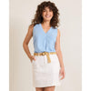 Tommy Bahama Women's Kauai V-Neck Tank Top - Light Sky Heather
