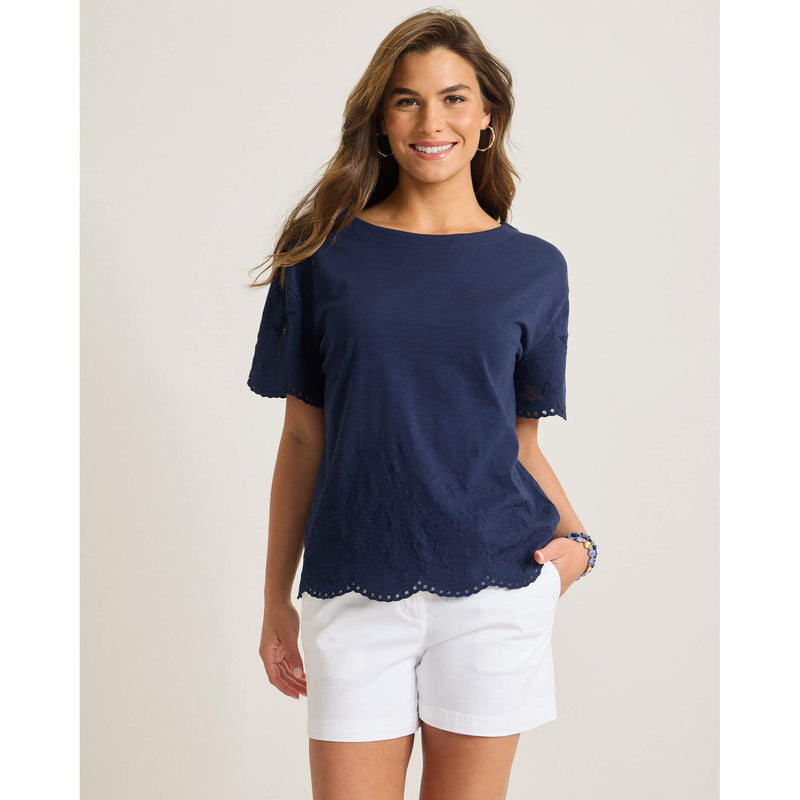 Tommy Bahama Women's Flora Fresco Lux T-Shirt - Coastline