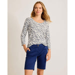 Tommy Bahama Women's Ashby Isles Zebra Bay T-Shirt - Coconut