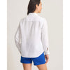 Tommy Bahama Women's Coastalina Relaxed Long Sleeve Linen Top - White