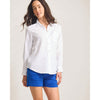 Tommy Bahama Women's Coastalina Relaxed Long Sleeve Linen Top - White