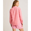 Tommy Bahama Women's Coastalina Relaxed Long Sleeve Linen Top - Strawberry Pink