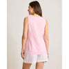 Tommy Bahama Women's Coastalina V-Neck Tie Linen Tank Top - Touch Of Pink