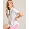 Tommy Bahama Women's Paradiseshore Coastalina Linen Shirt - White