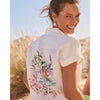 Tommy Bahama Women's Paradiseshore Coastalina Linen Shirt - White