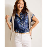 Tommy Bahama Women's Sapphire Seas Popover Top - Coastline