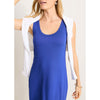 Tommy Bahama Women's Drapey Ponte Sleeveless Midi Dress - Mazarine Blue