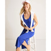 Tommy Bahama Women's Drapey Ponte Sleeveless Midi Dress - Mazarine Blue