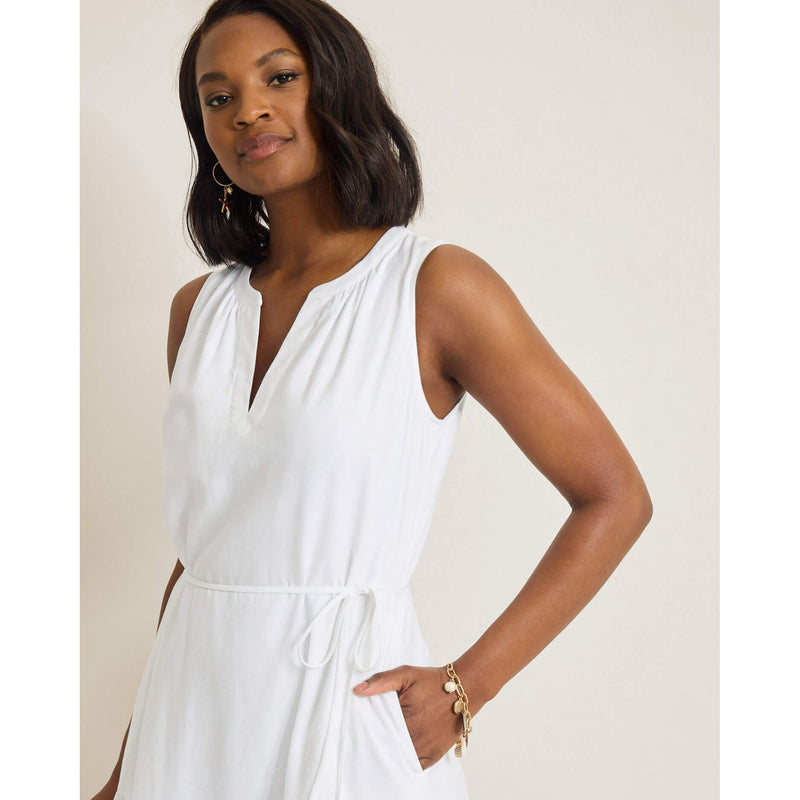 Tommy Bahama Women's Coastal Tide Sleeveless Sun Dress - White