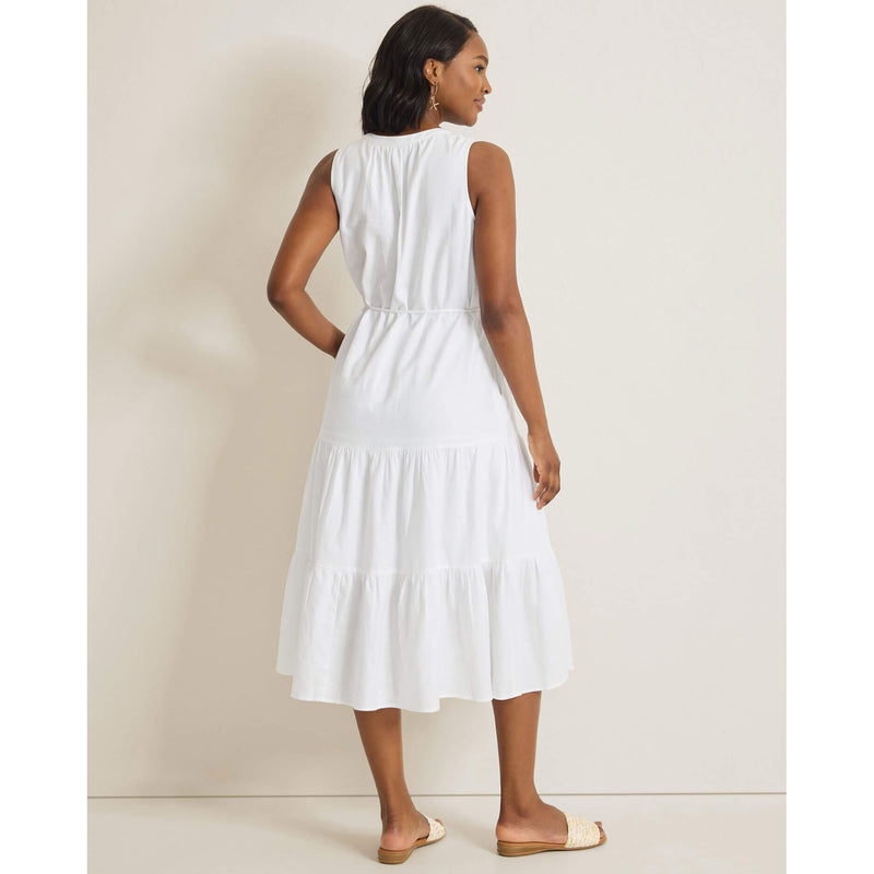Tommy Bahama Women's Coastal Tide Sleeveless Sun Dress - White