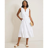 Tommy Bahama Women's Coastal Tide Sleeveless Sun Dress - White