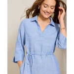 Tommy Bahama Women's Two Palms 3/4 Sleeve Shift Dress - Buccaneer Blue