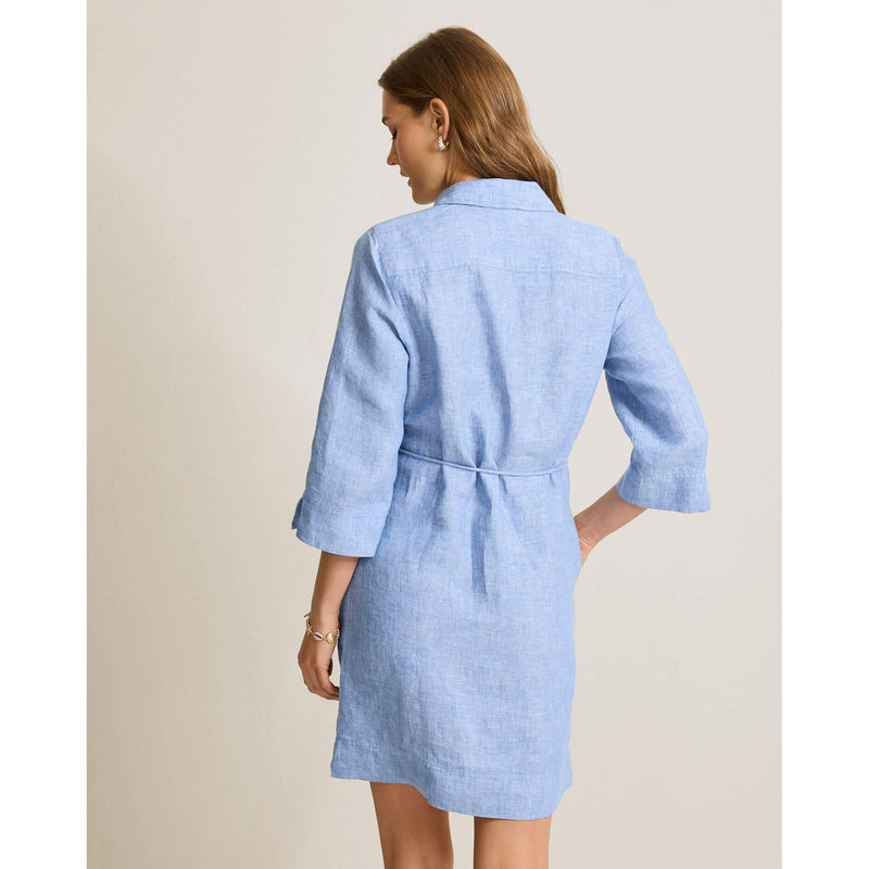 Tommy Bahama Women's Two Palms 3/4 Sleeve Shift Dress - Buccaneer Blue