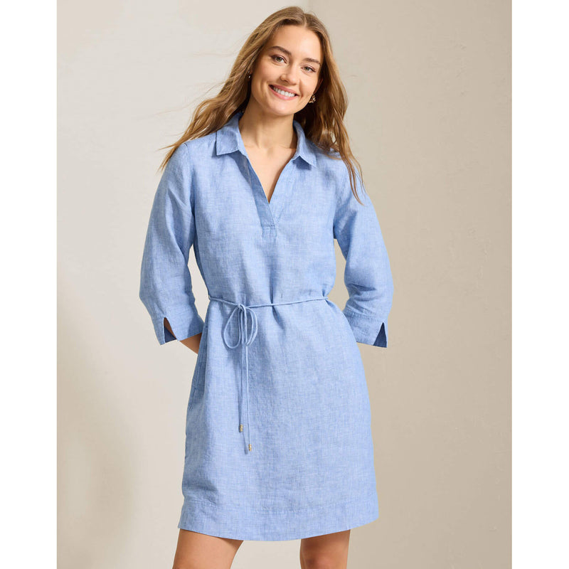 Tommy Bahama Women's Two Palms 3/4 Sleeve Shift Dress - Buccaneer Blue