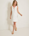 Tommy Bahama Women's Palm-A-Dora Split Neck Dress - White