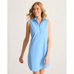 Tommy Bahama IslandZone Women's Aubrey Zip Mock Dress - Big Sky Blue