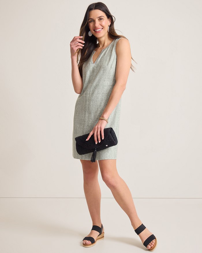 Tommy Bahama Women's Palm-A-Dora Shimmer Bay Dress - Aloe