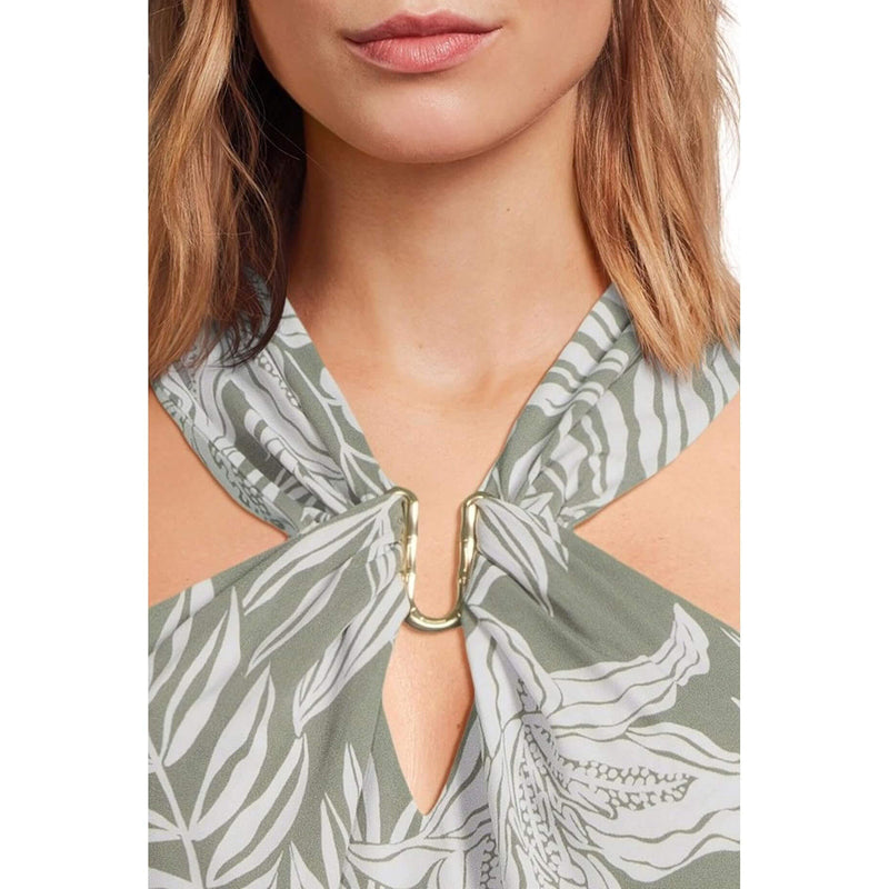 Tommy Bahama Women's Carmela Regal Blooms Halter Dress - Marjoram