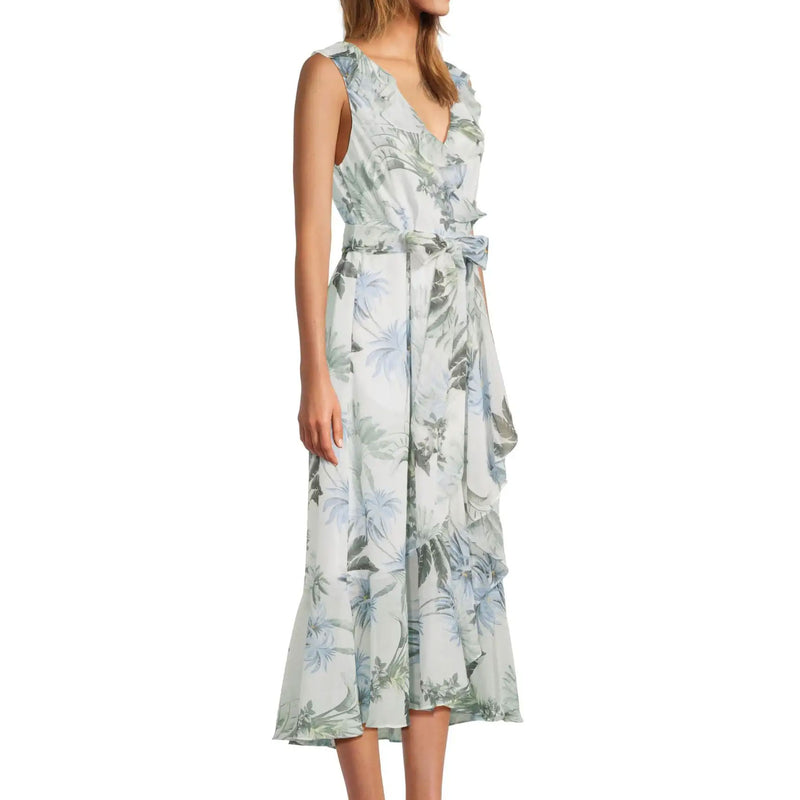 Tommy Bahama Women's Palisade Palms Sleeveless Maxi Dress - White