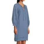 Tommy Bahama Women's Chambray O'Lei Lace-Up Dress - Medium Indigo Wash