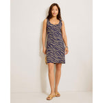 Tommy Bahama Women's Darcy Zebra Bay Sleeveless Dress - Croissant