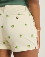 Tommy Bahama Women's 5-Inch Palm Paradise Boracay Shorts - Vanilla Ice