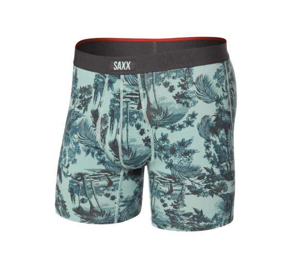 Saxx Vibe Xtra Boxer Brief Fly - Golf Toile - Aquifer