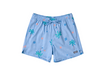 Saxx 5-Inch Oh Buoy 2N1 Volley Swim Trunks - Palmtastic - Bel Air Blue - FINAL SALE