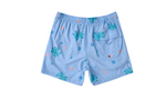 Saxx 5-Inch Oh Buoy 2N1 Volley Swim Trunks - Palmtastic - Bel Air Blue - FINAL SALE
