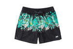 Saxx 5-Inch Oh Buoy 2N1 Volley Swim Trunks - Diamondhead - Black