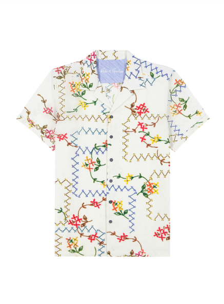 Robert Graham Marettimo Short Sleeve Classic Fit Sport Shirt - Multi - FINAL SALE