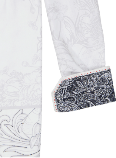 Robert Graham Grenashe Classic Fit Sport Shirt - White - FINAL SALE