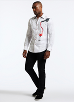 Robert Graham Grenashe Classic Fit Sport Shirt - White - FINAL SALE