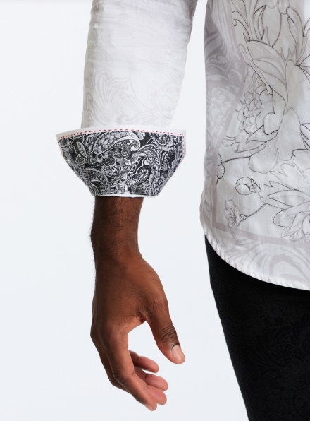 Robert Graham Grenashe Classic Fit Sport Shirt - White - FINAL SALE