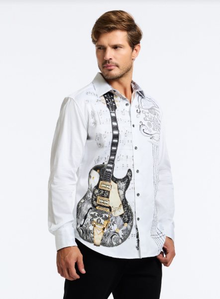 Robert Graham Elixir Of Life Classic Fit Sport Shirt - White - FINAL SALE