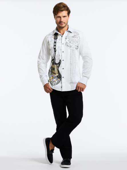 Robert Graham Elixir Of Life Classic Fit Sport Shirt - White - FINAL SALE