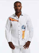 Robert Graham Shark Brew Classic Fit Sport Shirt - White - FINAL SALE