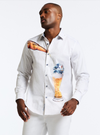 Robert Graham Shark Brew Classic Fit Sport Shirt - White - FINAL SALE