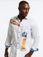 Robert Graham Shark Brew Classic Fit Sport Shirt - White - FINAL SALE
