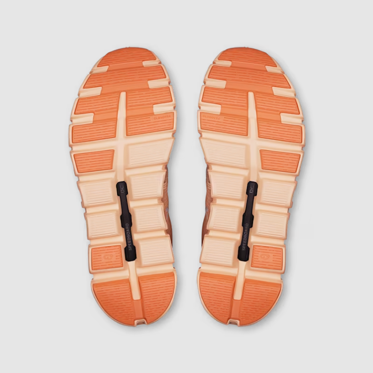 On Women's Cloud 6 Waterproof Shoes - Sandstone / Blonde