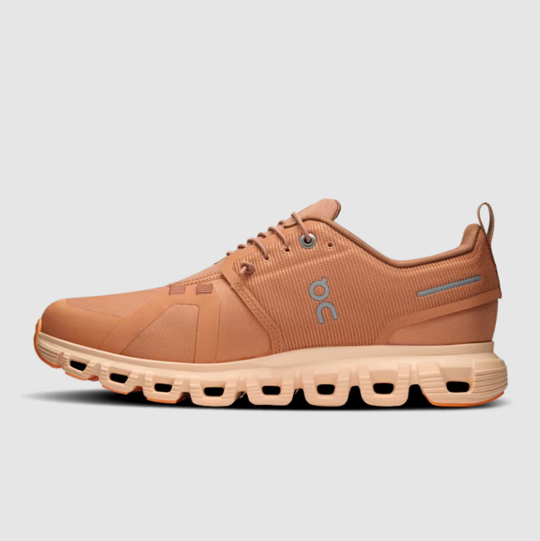 On Women's Cloud 6 Waterproof Shoes - Sandstone / Blonde